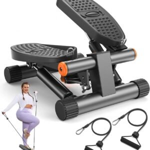 Mini Stepper with Resistance Bands