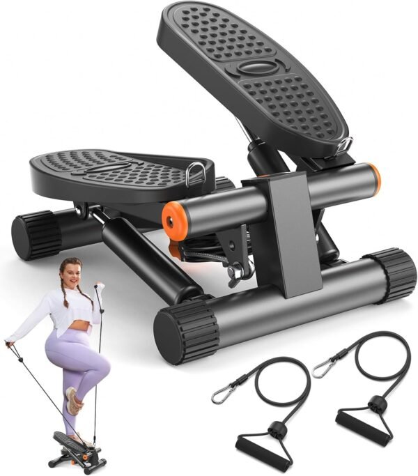Mini Stepper with Resistance Bands