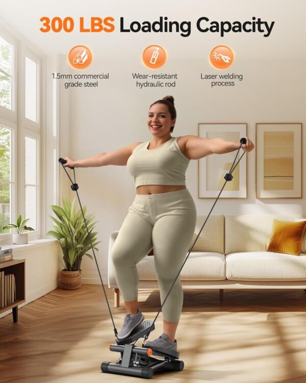 Mini Stepper with Resistance Bands - Image 4