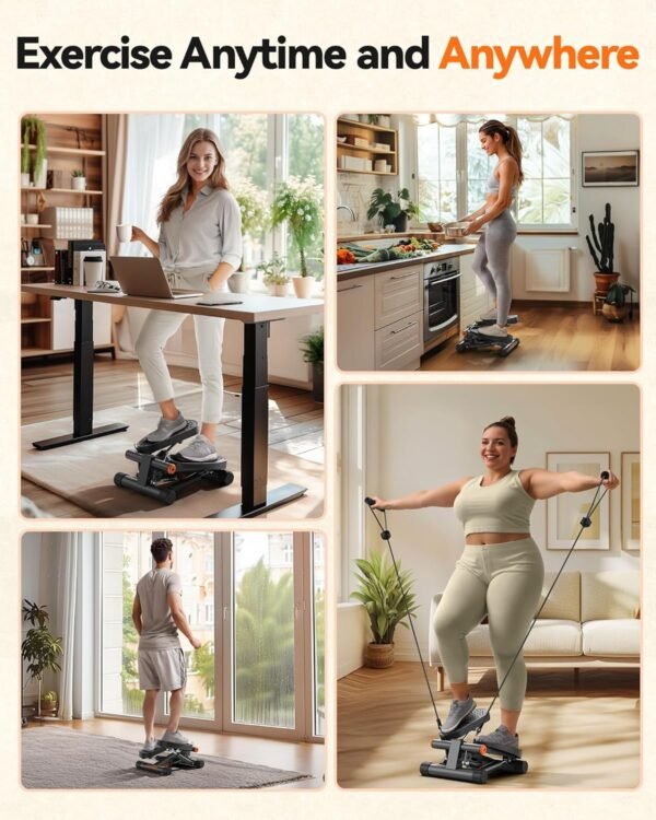 Mini Stepper with Resistance Bands - Image 7