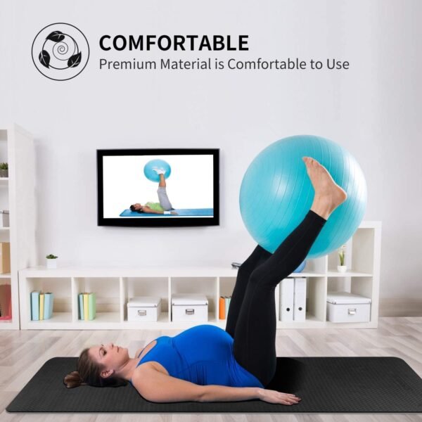 Extra Wide Non-Slip Yoga Mat - Image 4
